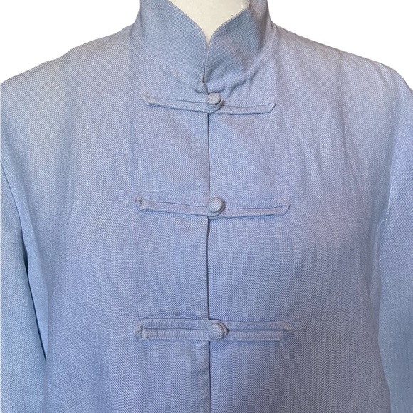 Luxury French brand - 100% linen Jacket/ Blouse Medium to Large - Picture 4 of 12